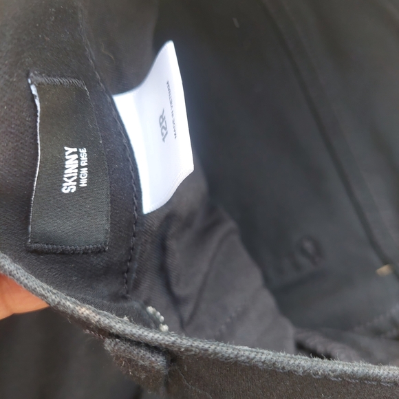 Express Charcoal Trousers Skinny Jeans Women Sz 12 (Bag D) - Picture 5 of 8